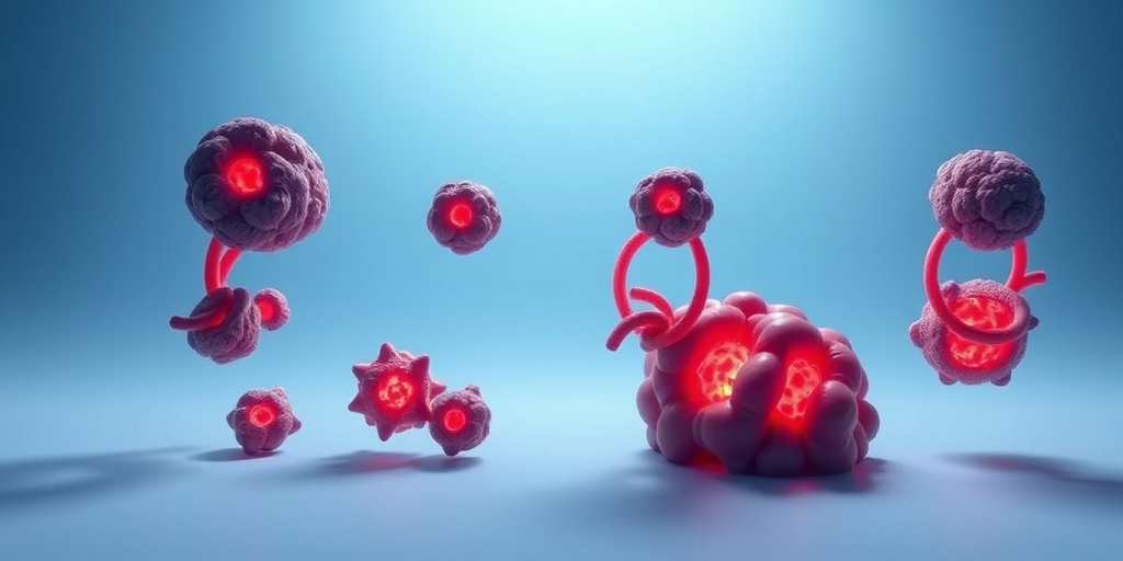 Cinematic models depict the stages of nasopharyngeal cancer, showcasing tumor progression against a soft blue background.  4.png