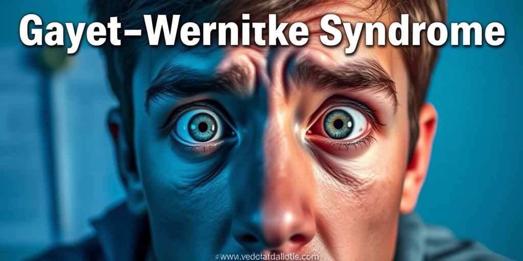 Close-up of a patient's eyes exhibiting nystagmus, reflecting anxiety against a soft blue background with medical notes.  2.png