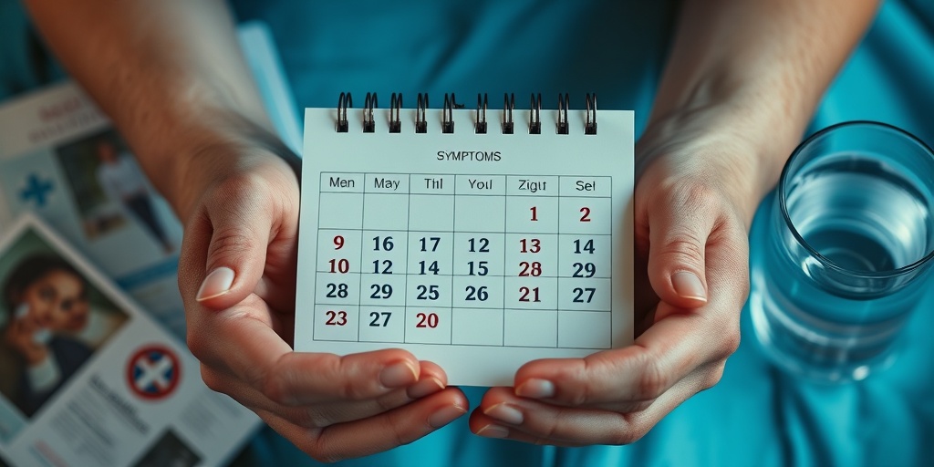 Close-up of a woman's hands holding a marked calendar, symbolizing her journey with premature ovarian failure.  2.png