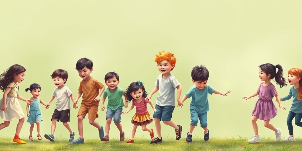 Diverse children play together, some showing signs of joint pain, highlighting the complexities of Juvenile Rheumatoid Arthritis.3.png