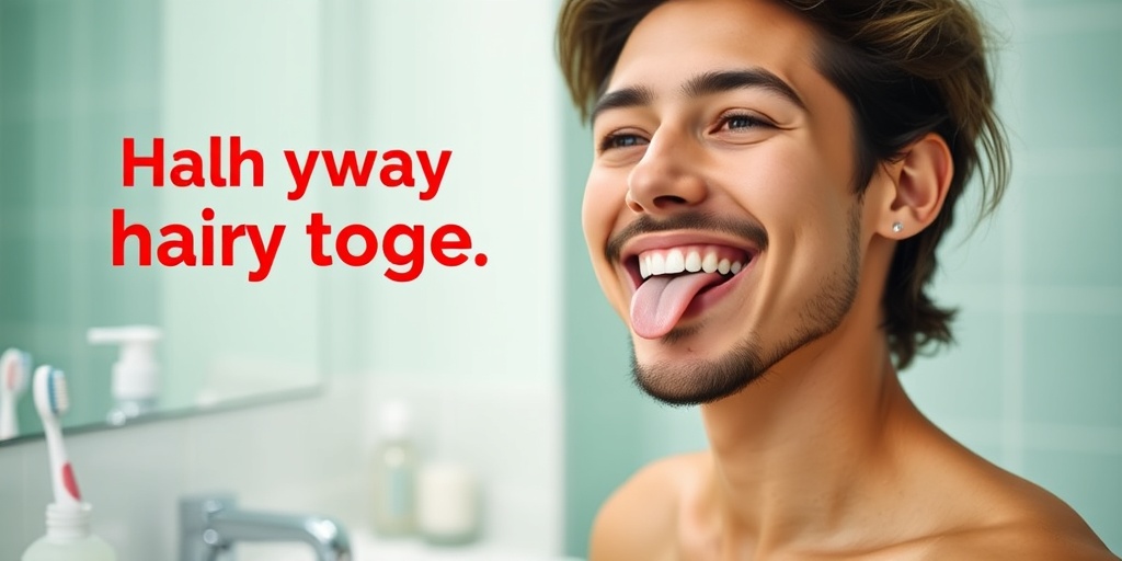 Tongue, Hairy medical care5.png