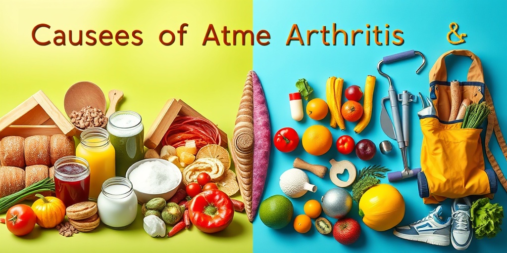 A split image contrasting unhealthy processed foods with fresh fruits and exercise equipment, promoting healthy lifestyle choices.3.png