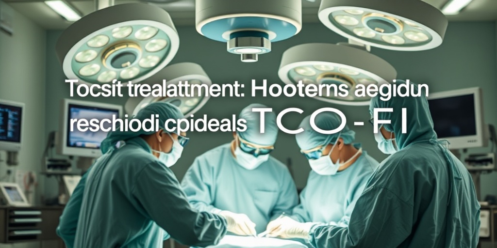 A surgical team in an operating room, capturing the precision of TCOF1 treatment with detailed instruments and dramatic lighting.4.png